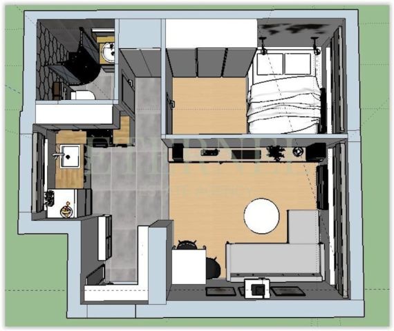 Mieszkanie 2-pokojowe Kraków, ul. Ignacego Krasickiego. Zdjęcie 14