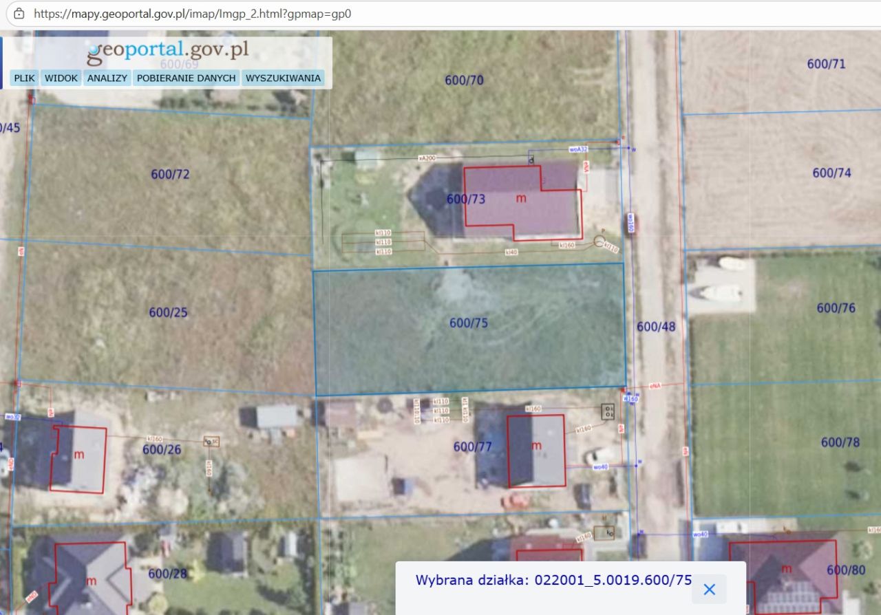 Działka budowlana Uraz, ul. Storczykowa