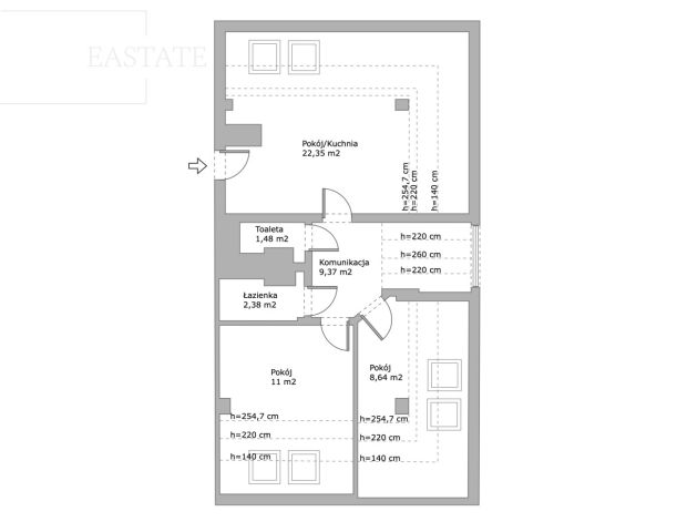 Mieszkanie 3-pokojowe Warszawa Wola. Zdjęcie 18