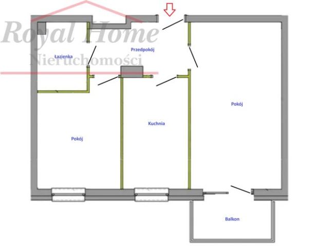 Mieszkanie 2-pokojowe Wrocław Krzyki. Zdjęcie 14