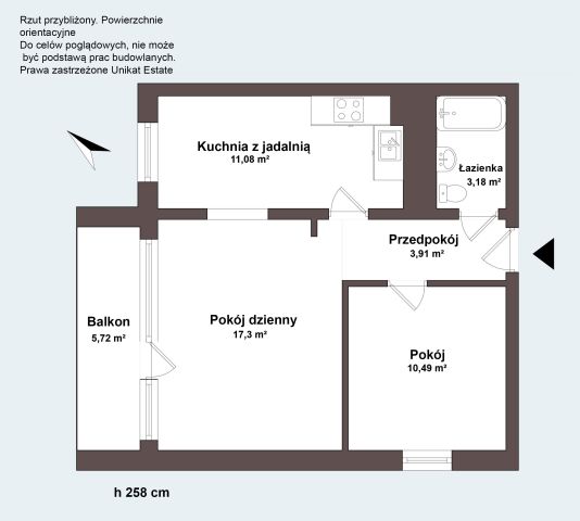 Mieszkanie 2-pokojowe Warszawa Ursynów, ul. Na Uboczu. Zdjęcie 16