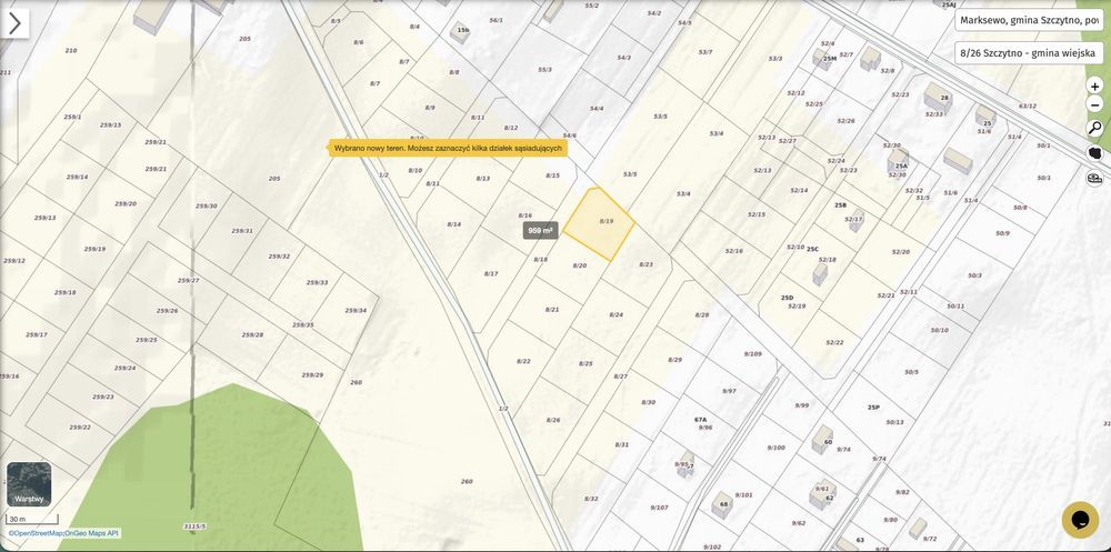 Działka rolna Marksewo. Zdjęcie 3