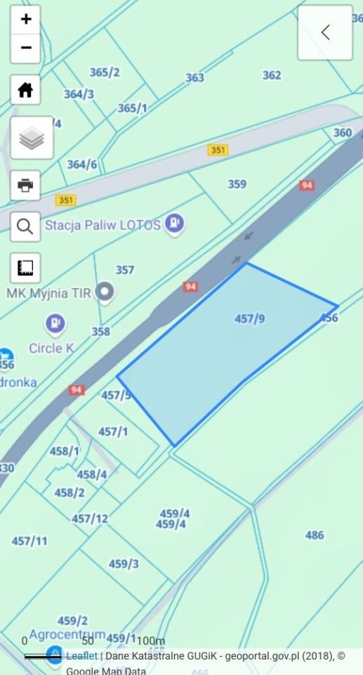 Działka inwestycyjna Jędrzychowice. Zdjęcie 2