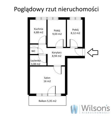 Mieszkanie 3-pokojowe Warszawa Mokotów, ul. Stefana Bryły. Zdjęcie 12