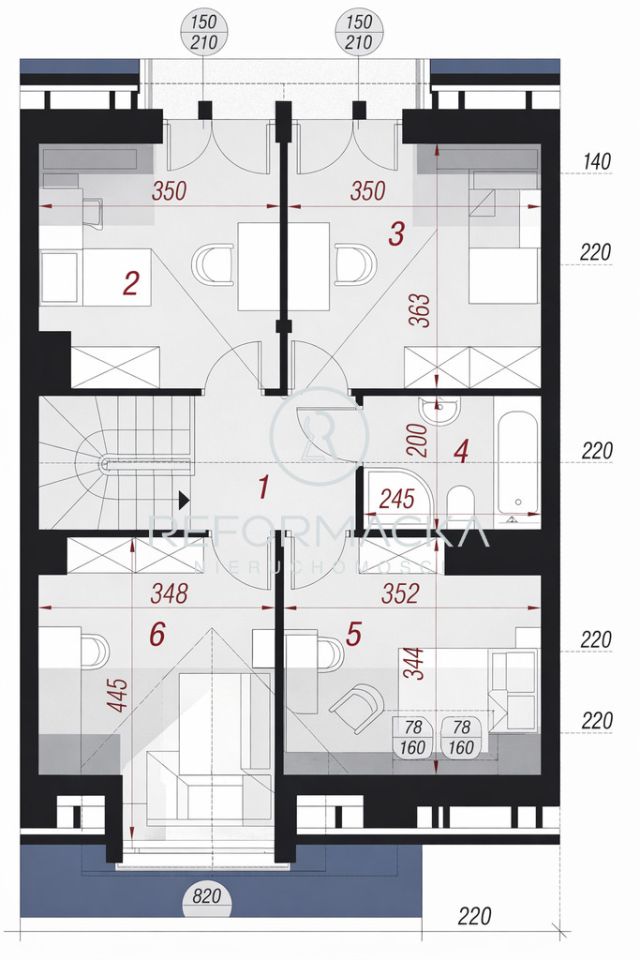 bliźniak, 5 pokoi Malawa. Zdjęcie 8