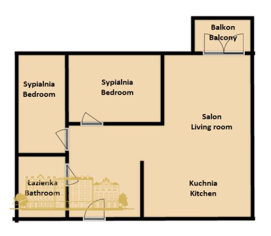 Mieszkanie 3-pokojowe Kraków Prądnik Biały, ul. Henryka Pachońskiego. Zdjęcie 11