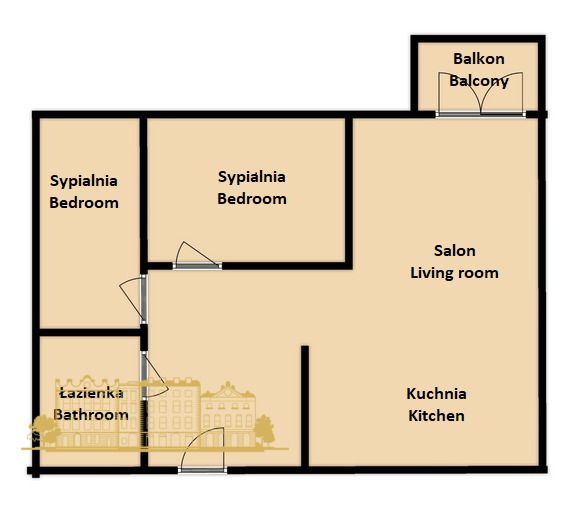 Mieszkanie 3-pokojowe Kraków Prądnik Biały, ul. Henryka Pachońskiego. Zdjęcie 11