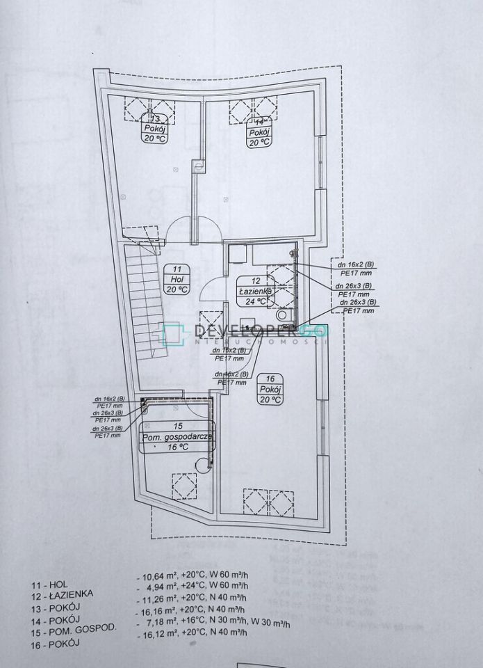 dom wolnostojący, 4 pokoje Siedlce, ul. Brzeska. Zdjęcie 13