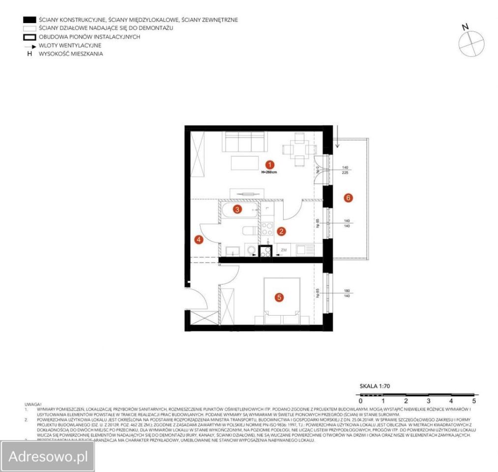 Mieszkanie 2-pokojowe Wrocław Stabłowice, ul. Polonii Wrocławskiej. Zdjęcie 3