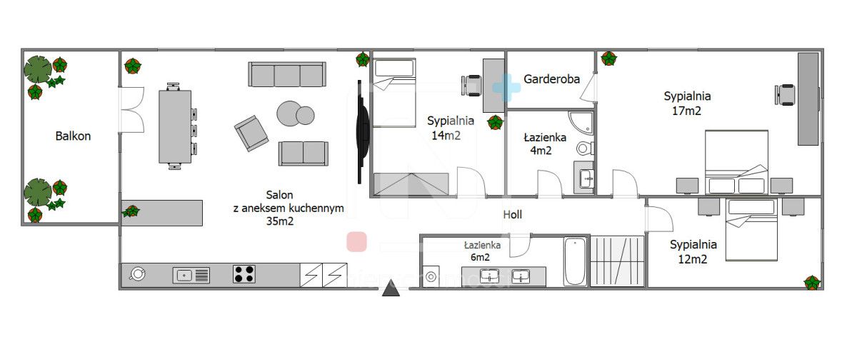 Mieszkanie 4-pokojowe Warszawa Targówek, ul. Poborzańska. Zdjęcie 9