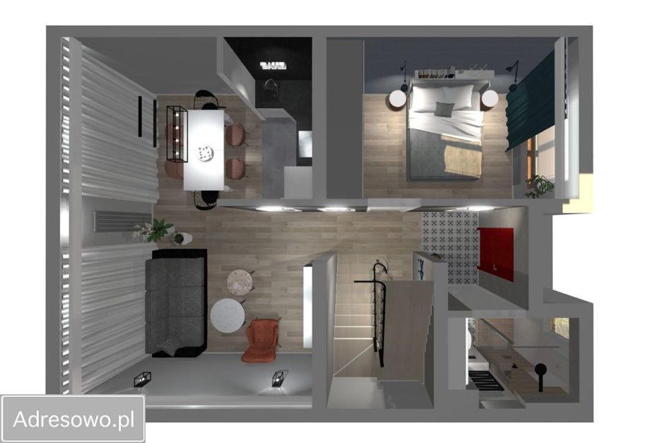 dom szeregowy, 3 pokoje Siekierki Wielkie, ul. Waniliowa. Zdjęcie 19