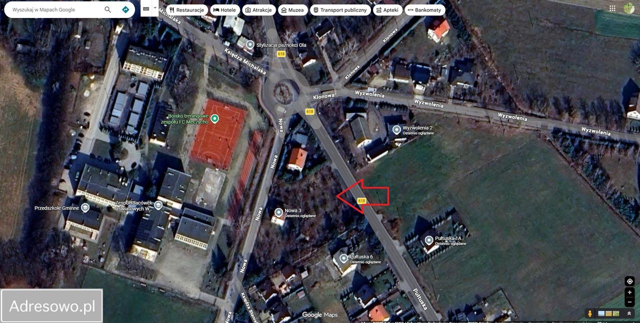 Działka budowlana Gołymin-Ośrodek, ul. Pułtuska. Zdjęcie 1