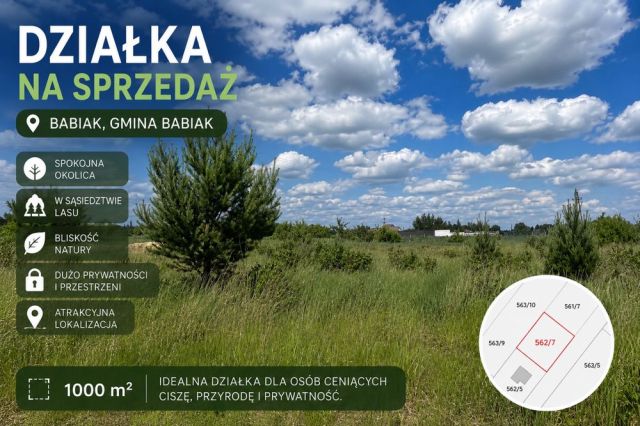 Działka budowlana Babiak. Zdjęcie 1