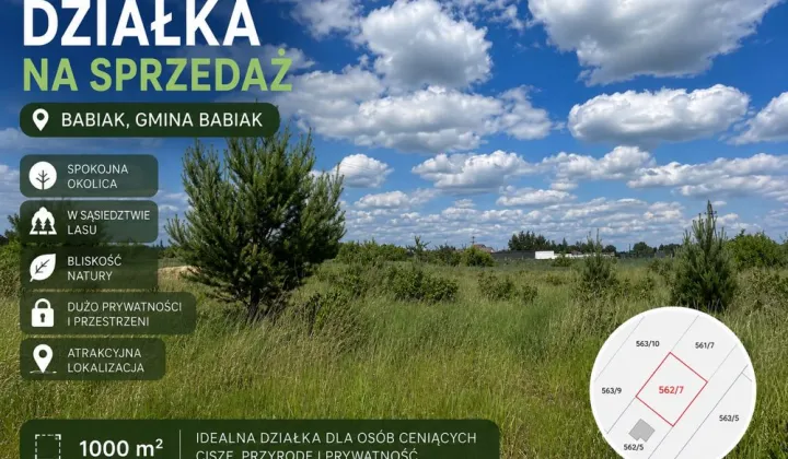 Działka budowlana Babiak