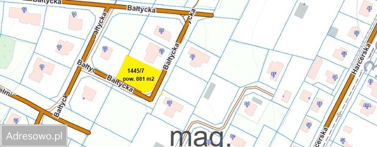 Działka budowlana Płock, ul. Bałtycka. Zdjęcie 2