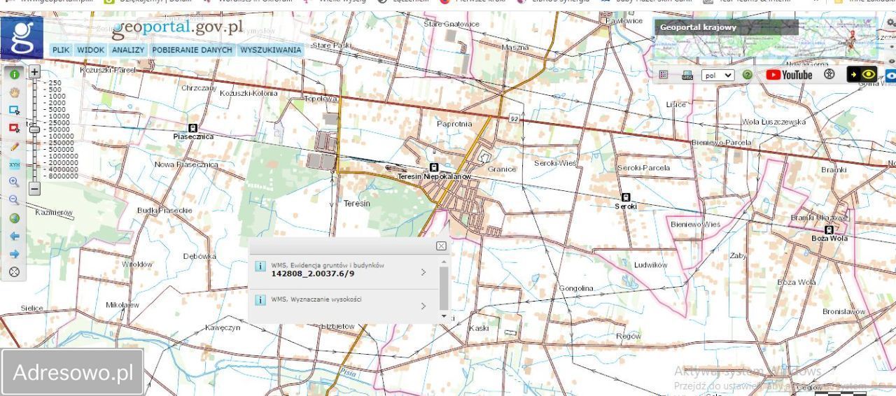 Działka budowlana Teresin, ul. Kasztanowa. Zdjęcie 2