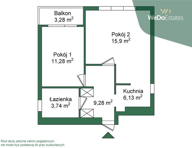 Mieszkanie 2-pokojowe Warszawa Targówek, ul. Mokra. Zdjęcie 14