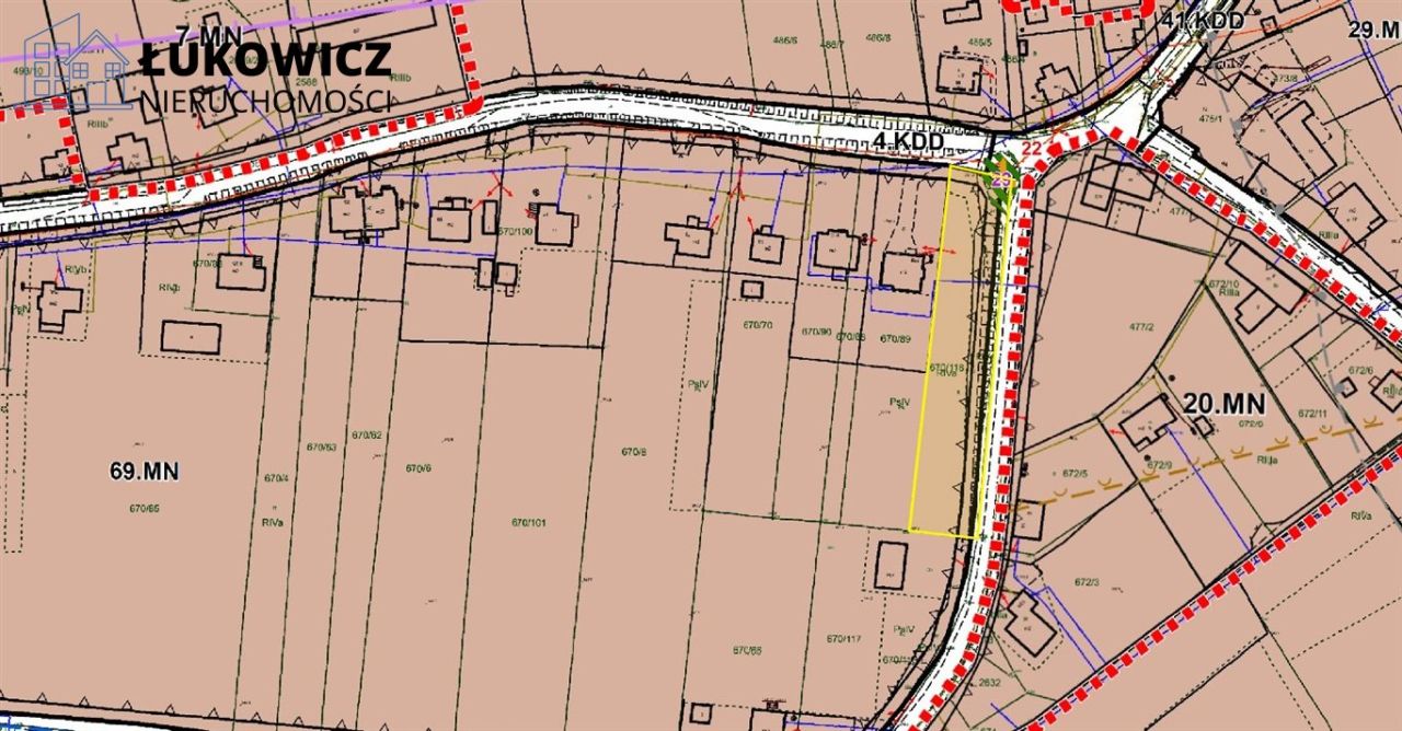 Działka budowlana Kaniów. Zdjęcie 3