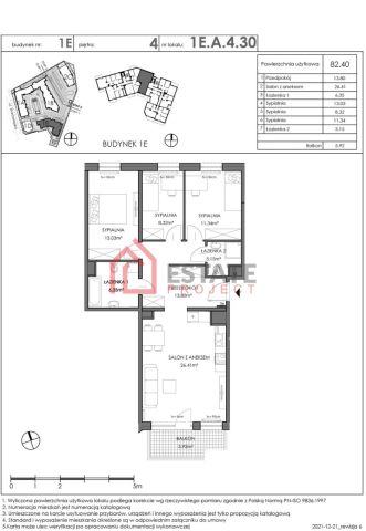 Mieszkanie 4-pokojowe Gdańsk Letnica, ul. Starowiejska. Zdjęcie 5