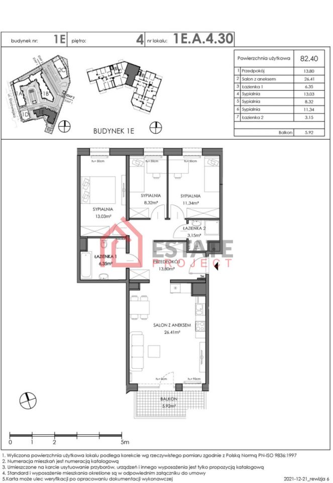 Mieszkanie 4-pokojowe Gdańsk Letnica, ul. Starowiejska. Zdjęcie 5