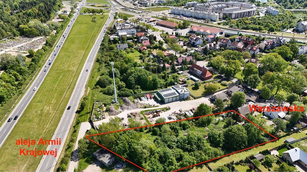 Działka inwestycyjna Gdańsk Ujeścisko, ul. Warszawska