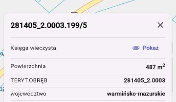 Działka inwestycyjna Gietrzwałd