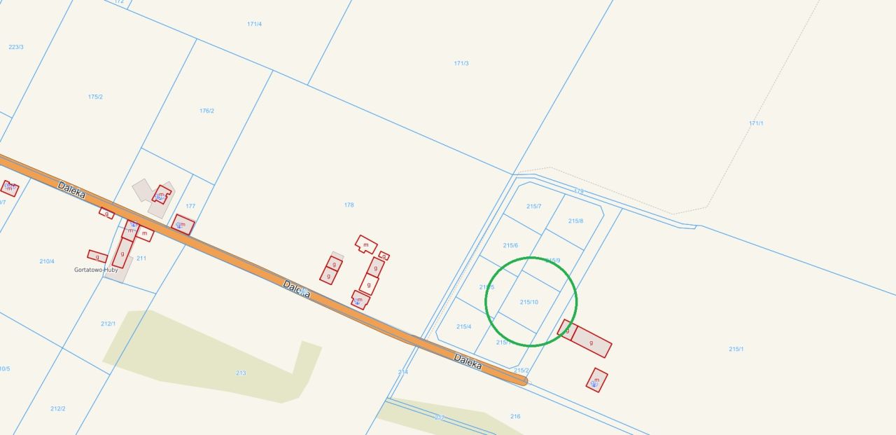 Działka budowlana Gortatowo Gortatowo-Huby, ul. Daleka. Zdjęcie 8