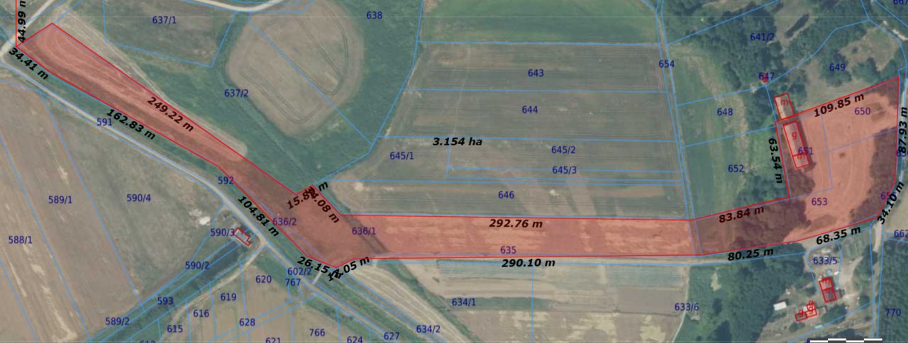 Działka rolno-budowlana Krzelów Młoty