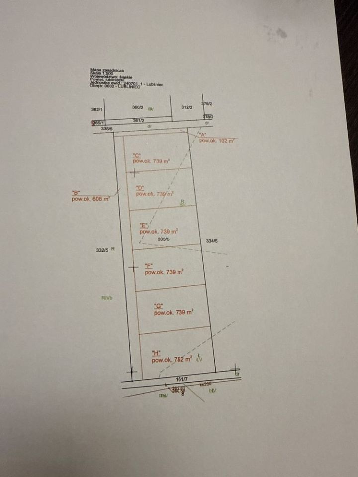 Działka budowlana Lubliniec Droniowiczki