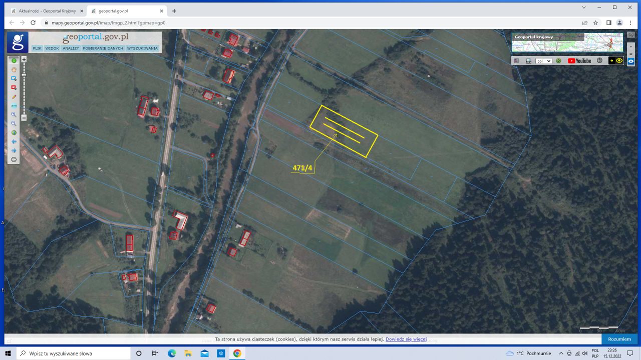 Działka budowlana Zahoczewie Podskała. Zdjęcie 13