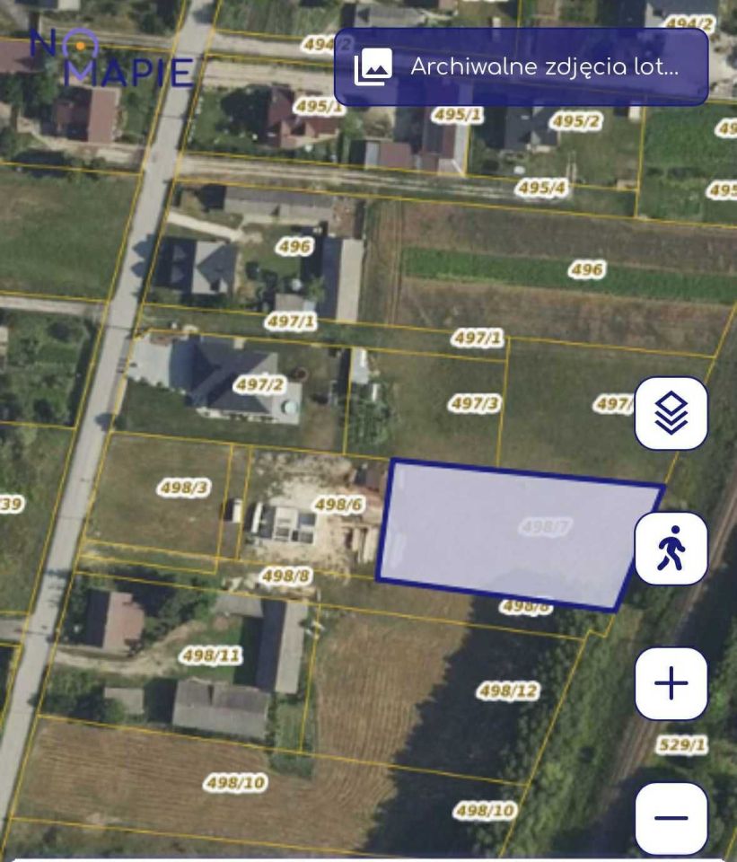 Działka budowlana Zabrodzie, ul. Kolejowa. Zdjęcie 2