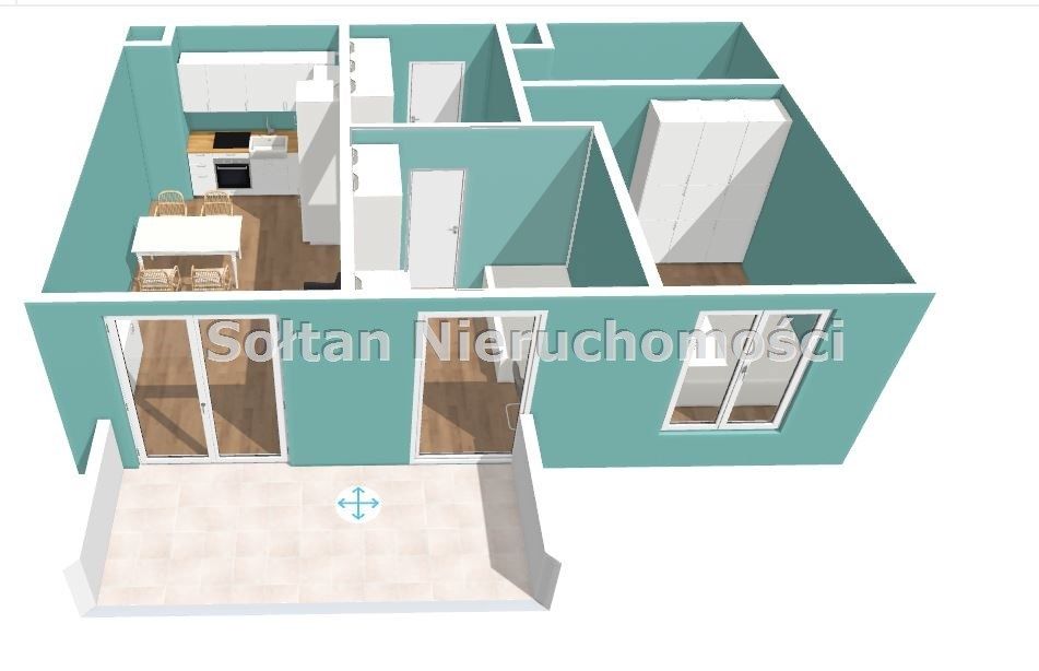 Mieszkanie 3-pokojowe Warszawa Gocław, ul. gen. Tadeusza Bora-Komorowskiego. Zdjęcie 23