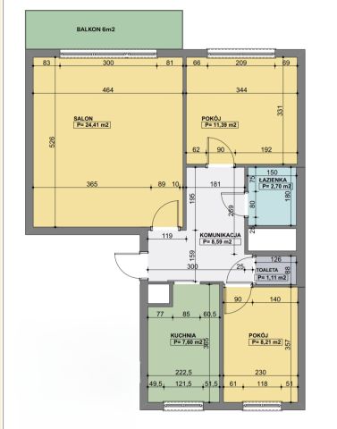 Mieszkanie 3-pokojowe Poznań Rataje, os. Orła Białego. Zdjęcie 1