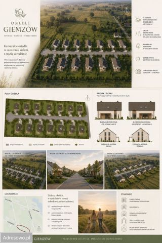 Działka budowlana Giemzów, ul. Gościniec. Zdjęcie 1