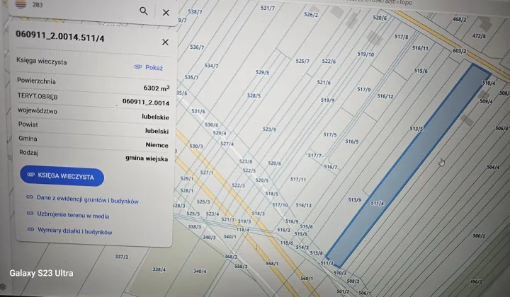 Działka rolna Łagiewniki