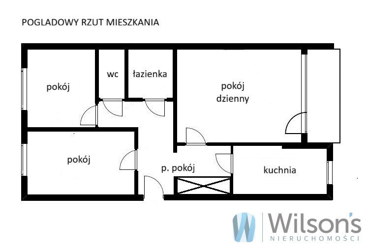 Mieszkanie 3-pokojowe Warszawa Wola, ul. Jana Olbrachta. Zdjęcie 17