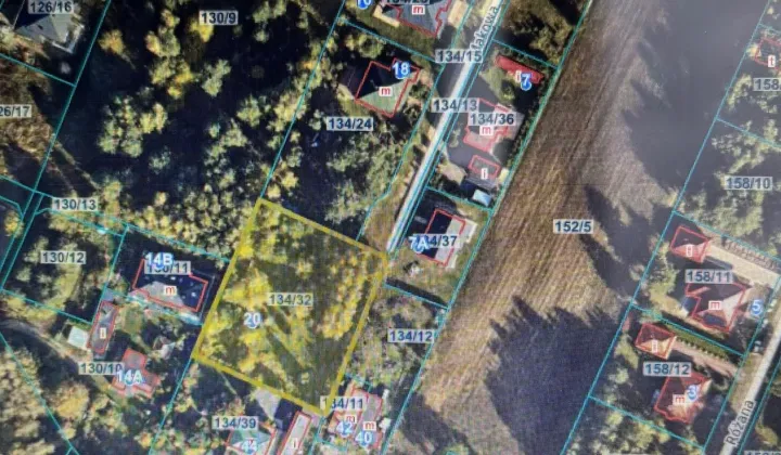 Działka budowlana Rożno-Parcele, ul. Makowa