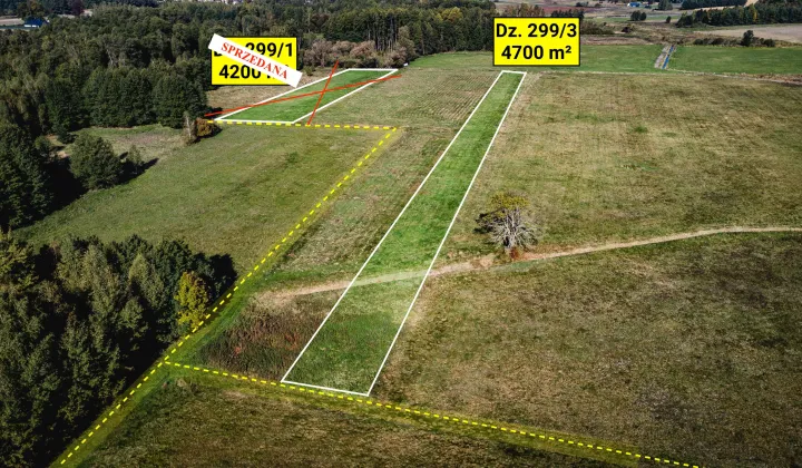 Działka rolna Żebrak