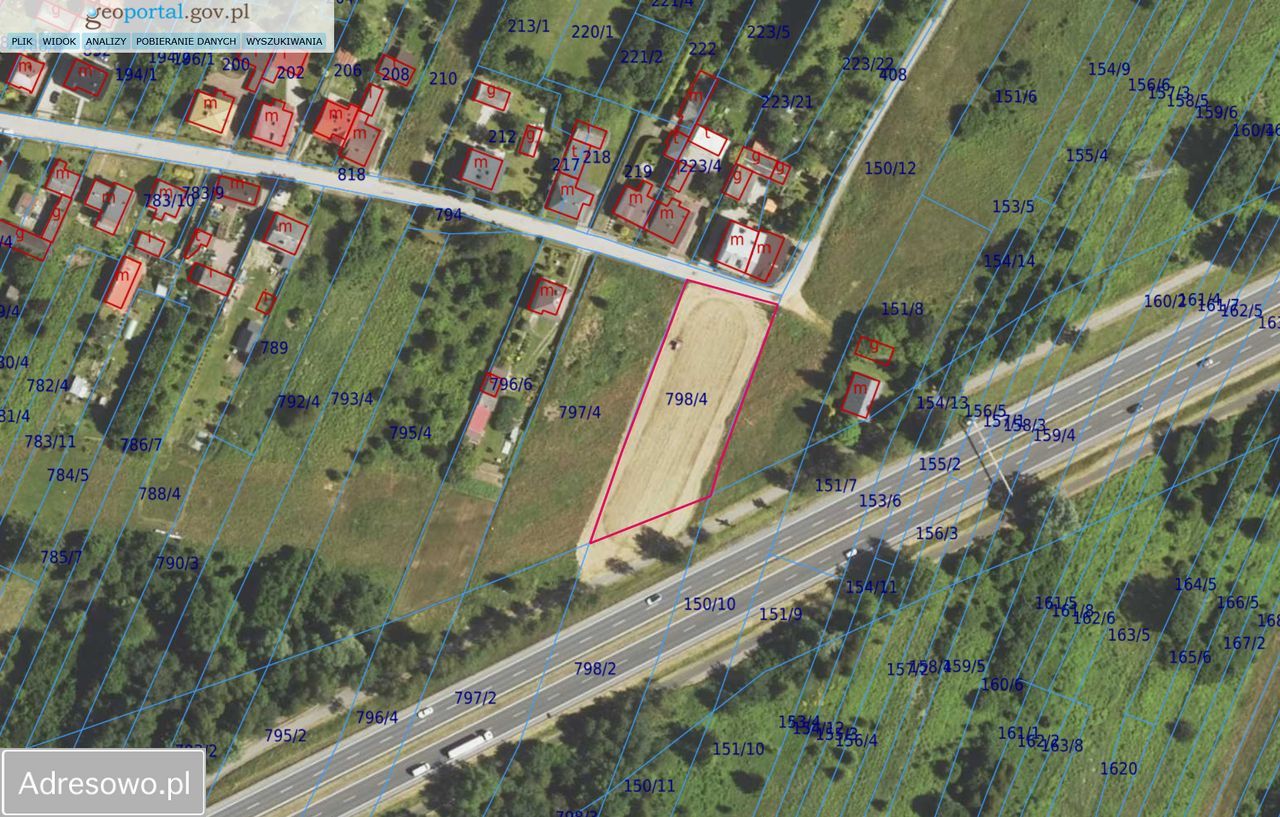 Działka rolno-budowlana Ujków Nowy, ul. Górna. Zdjęcie 4