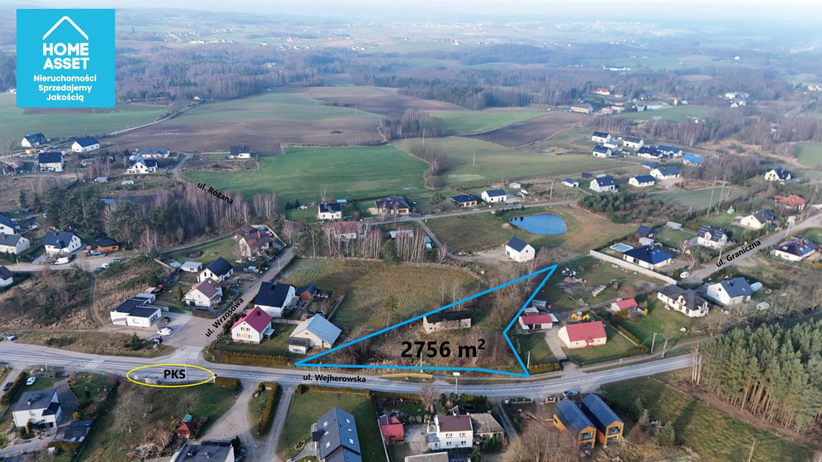 Działka budowlana Milwino, ul. Wejherowska. Zdjęcie 7