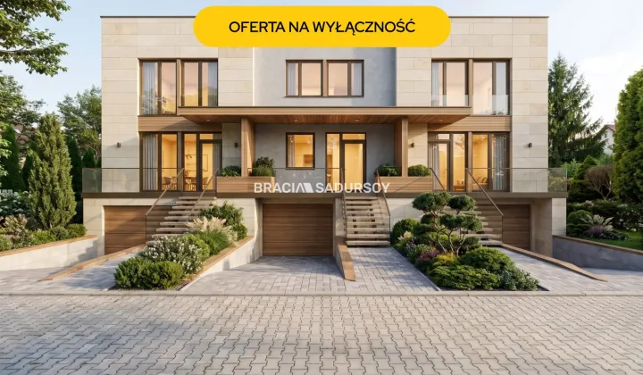 dom szeregowy, 5 pokoi Kraków Bronowice, ul. Edwarda Bzymka-Strzałkowskiego