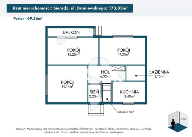 dom wolnostojący, 6 pokoi Sieradz, ul. Władysława Broniewskiego. Zdjęcie 15
