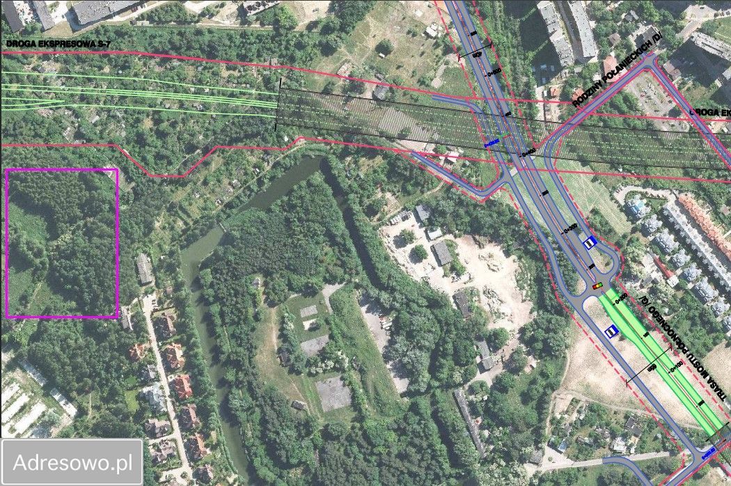 Działka inwestycyjna Warszawa Bielany, ul. Rodziny Połanieckich. Zdjęcie 5