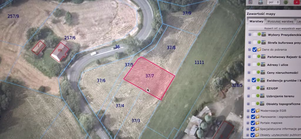 Działka Koźmice Wielkie. Zdjęcie 4