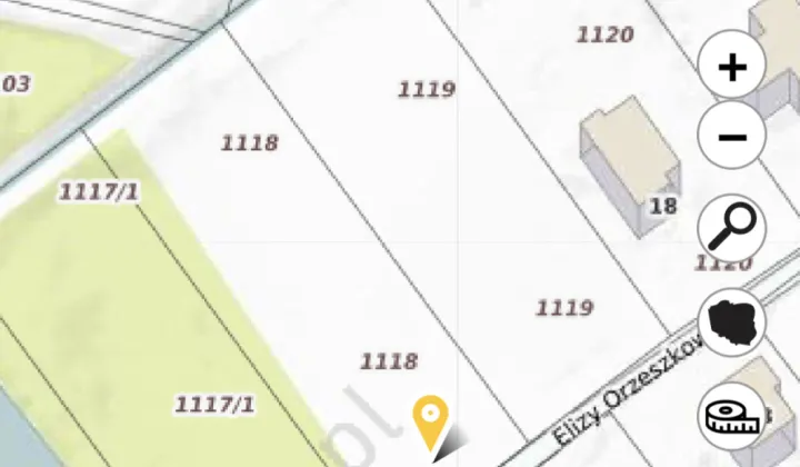 Działka budowlana Hrubieszów Sławęcin, ul. Orzeszkowej