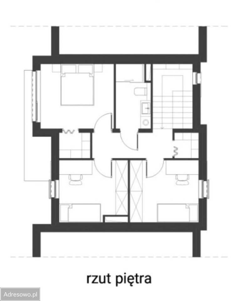 dom szeregowy, 4 pokoje Nowe Bielice. Zdjęcie 16