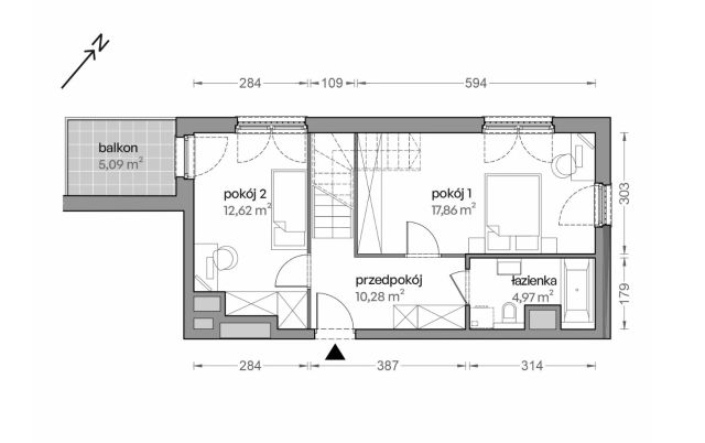 Mieszkanie 3-pokojowe Katowice Brynów, ul. Ceglana. Zdjęcie 8