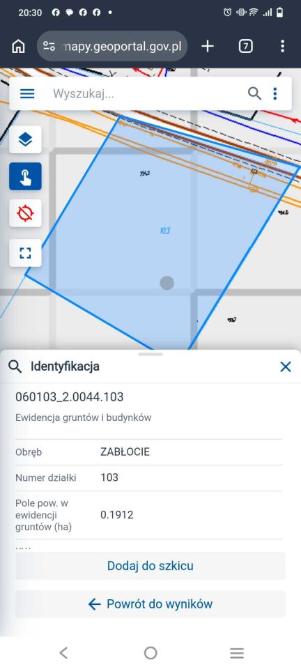 Działka budowlana Zabłocie. Zdjęcie 3