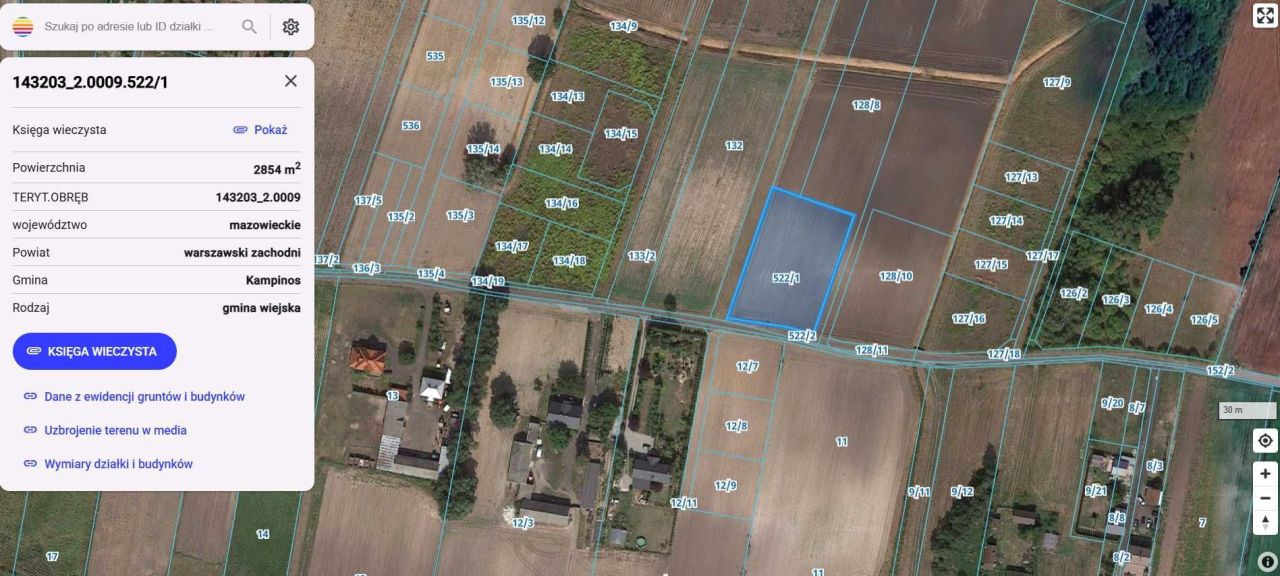 Działka budowlana Kampinos A. Zdjęcie 3
