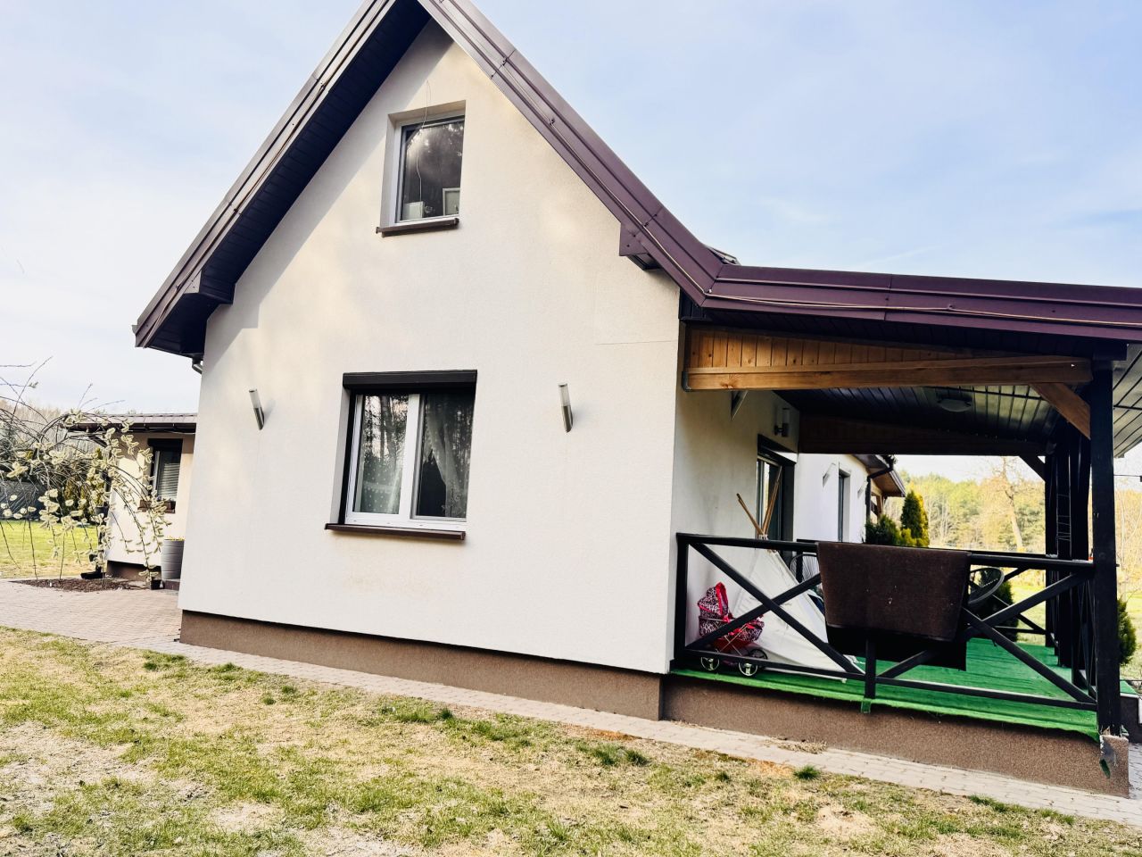 dom wolnostojący, 3 pokoje Grabie. Zdjęcie 3